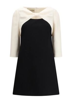 Valentino Garavani bow-embellishment mini dress - Black