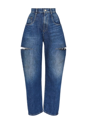 Maison Margiela cut-out jeans - Blue