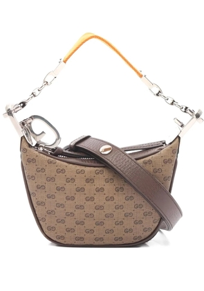 Gucci Pre-Owned Micro GG Sherry Line handbag - Beige, Brown, multicolor