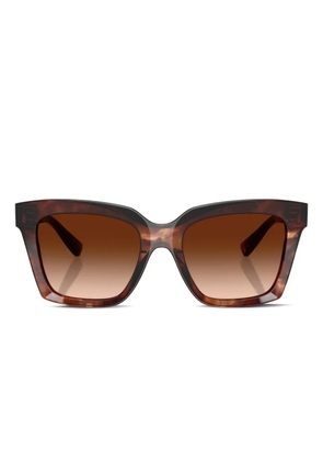 Dolce & Gabbana Eyewear oversized tortoiseshell sunglasses - Brown