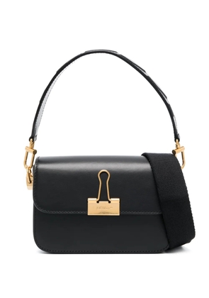 Off-White Binder leather shoulder bag - Black