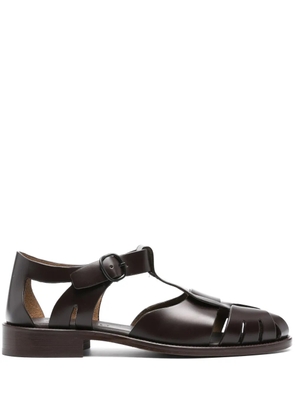 Hereu Pesca leather sandals - Brown