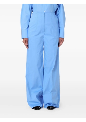 MSGM high-waisted trousers - Blue