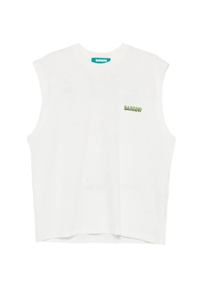 BARROW logo-print tank top - White