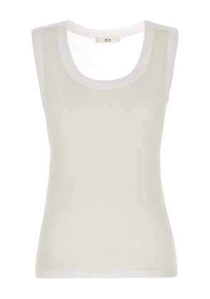Co round-neck tank top - Neutrals