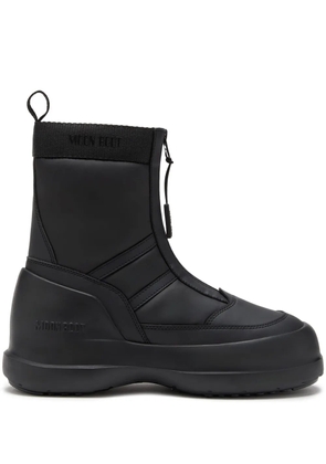 Moon Boot Luna logo-print boots - Black