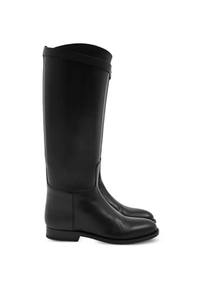 Hermès Pre-Owned leather jumping boots - Black