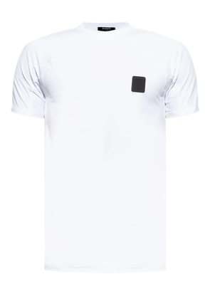 Balmain logo-patch T-shirt - White
