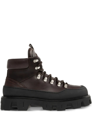 Moncler 50mm Peak Trek hiking boots - Brown