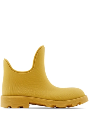 Burberry pebbled rubber rainboots - Yellow
