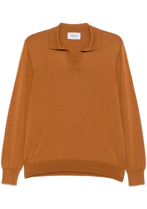 D4.0 knitted polo shirt - Orange