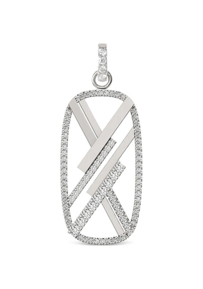 ALINKA Katia diamond medallion pendant - Silver
