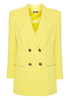 Elisabetta Franchi double-breasted blazer - Yellow