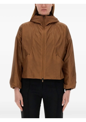 Herno ripstop hooded jacket - Brown