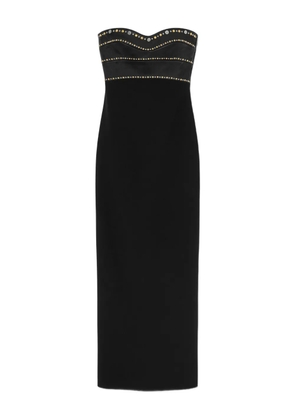 Versace studded strapless maxi dress - Black
