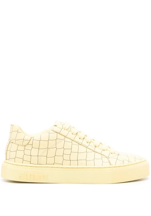 Hide&Jack Essence Croco textured sneakers - Yellow
