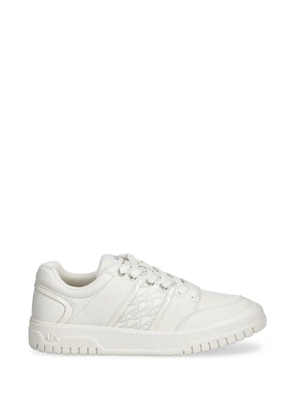 Armani Exchange lace-up sneakers - White