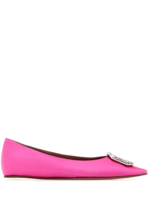 Amina Muaddi Camelia ballerina shoes - Pink