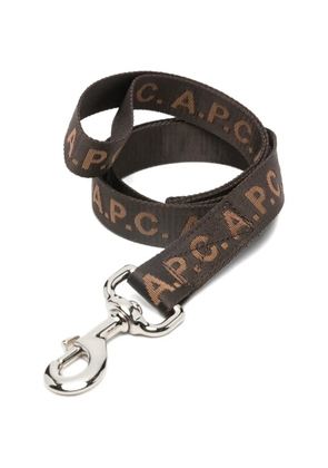 A.P.C. logo jacquard pets accessory - Brown