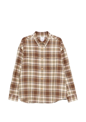 visvim Lumber checked shirt - Brown