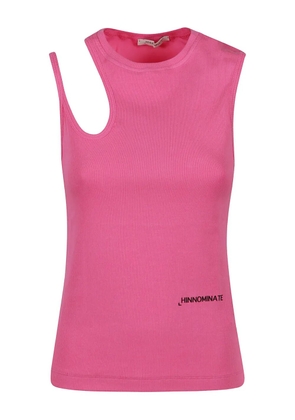HINNOMINATE cut-out ribbed top - Pink
