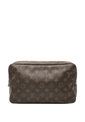 Louis Vuitton Pre-Owned 1986 Monogram Trousse Toilette 28 clutch bag - Brown