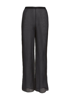Christopher Esber sheer beachwear trousers - Black