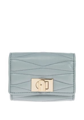 Furla 1927 quilted clasp wallet - Blue