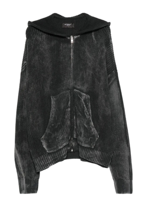 RETERNITY zip-up hoodie - Black