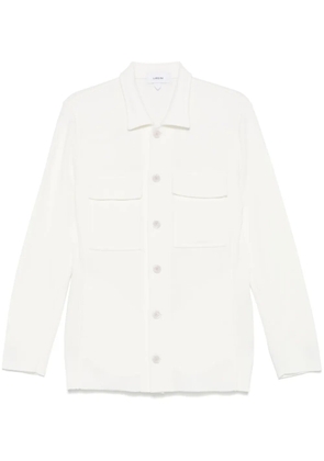 Lardini cotton shirt jacket - White