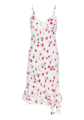 Marni Reverie-print midi dress - White