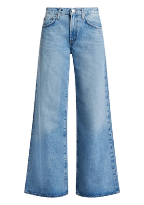 AGOLDE mid-rise wide-leg jeans - Blue