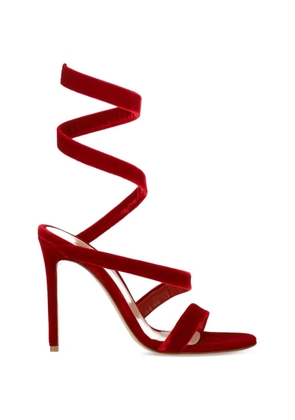 Gianvito Rossi Opera spiral-strap sandals - Red