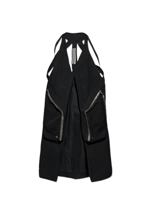 Rick Owens Temple zip-up vest - Black