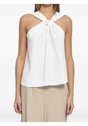 Federica Tosi Crossed knot top - White