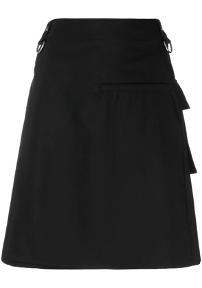 Givenchy D-ring-embellished A-line skirt - Black