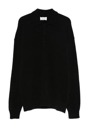 Laneus F5LAMAKP018 buttoned polo shirt - Black