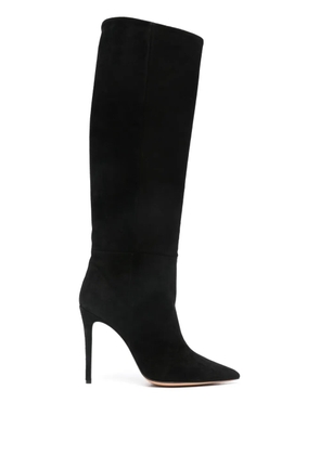 Anna F. 110mm suede boots - Black