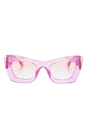 Gucci Eyewear cat-eye frame sunglasses - Pink