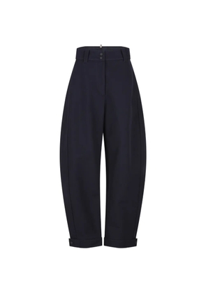 Moncler Grenoble high waist rounded trousers - Blue