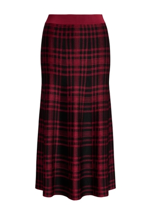 Polo Ralph Lauren a-line plaid skirt - Red