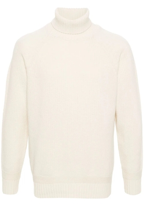 Ten C roll-neck wool jumper - Neutrals