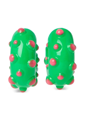 SafSafu two-tone hoops - Silver