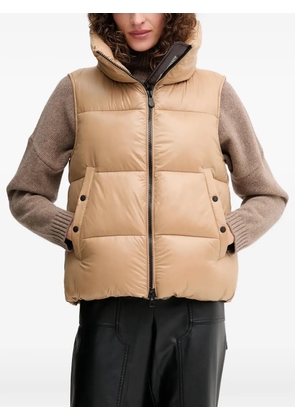 Save The Duck zip-fastening puffer gilet - Neutrals