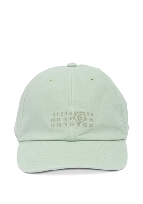 MM6 Maison Margiela embroidered baseball cap - Green