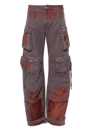 The Attico Fern cargo pants - Purple