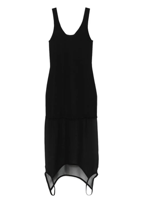 FENDI trompe-l’oeil-effect midi dress - Black