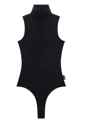 Courrèges techno jersey high-neck bodysuit - Black