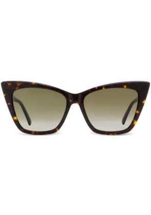 Jimmy Choo Eyewear Lucine cat-eye sunglasess - Brown