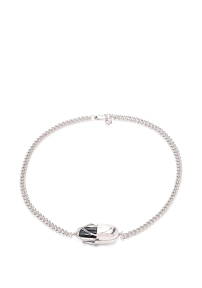Capsule Eleven Capsule Crystal tourmaline necklace - Silver